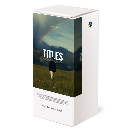 Cinematic Titles Templates for Davinci Resolve